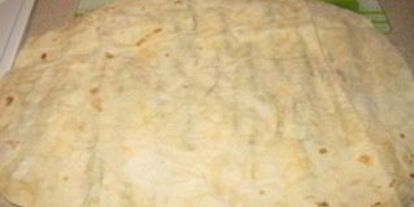 Шаг 3: запеченного лаваша