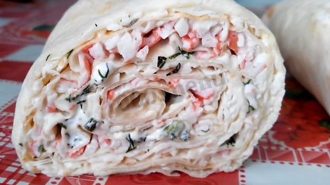 Рецепт Завертона иза лавашей