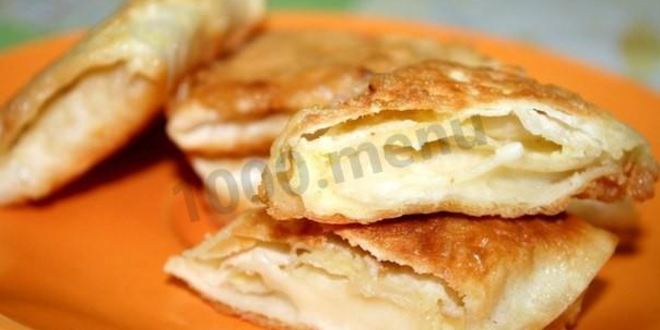 Рецепт жареного лаваша с сыром