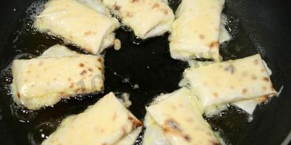 Шаг 5: жареного лаваша с сыром