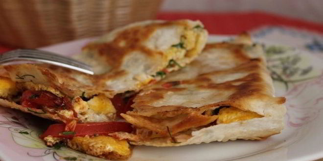 Рецепт жареных конвертиков из лаваша
