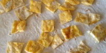 Шаг 2: жареных конвертиков из лаваша