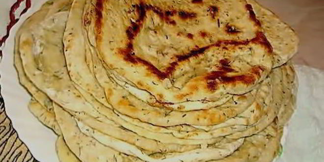 Рецепт домашних лепешек с укропома и чеснокома