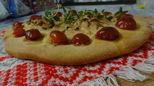 Рецепт Фокаччи с пармезаном и пряными травами