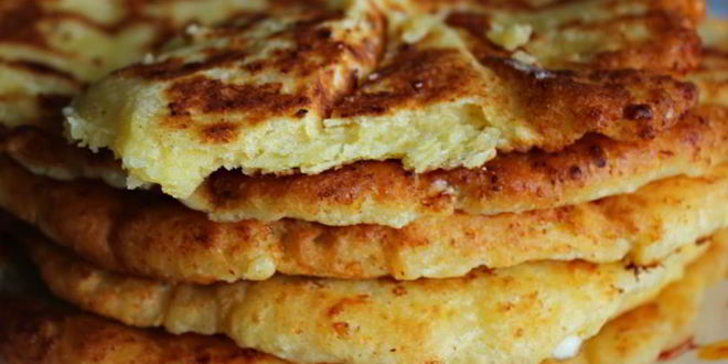Рецепт Кукурузных лепешек на сковороде