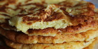 Шаг 4: кукурузных лепешек на сковороде