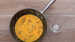 Рецепт Курицы карри с лепешками ротти