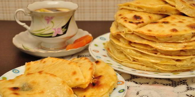 Рецепт лепешек кыстыбого