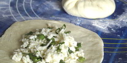 Шаг 3: лепешек на минеральной воде