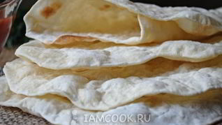 Рецепт Лепешек на воде и муке в духовке