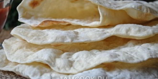 Рецепт Лепешек на воде и муке в духовке