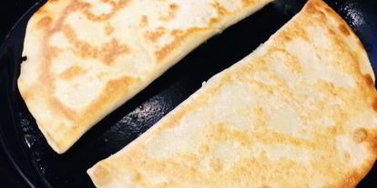 Шаг 3: лепешек с курицей и зеленью