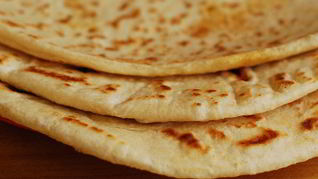 Рецепт Лепешек с начинкой на сковороде