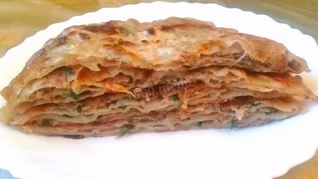 Рецепт Лепешек с начинкой за 5 минут