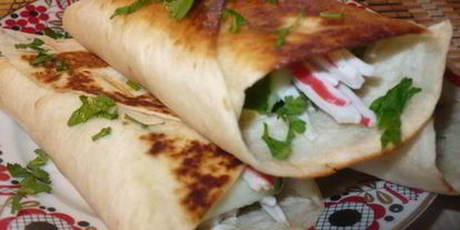 Шаг 6: лепешек с салатиком