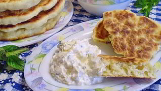 Рецепт Лепешек с творогом диетические