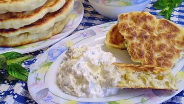 Рецепт Лепешек с творогом диетические