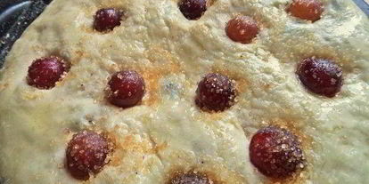 Шаг 10: осенней фокаччи с виноградом и сыром