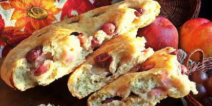 Шаг 14: осенней фокаччи с виноградом и сыром