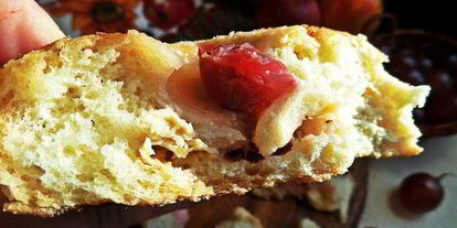 Шаг 15: осенней фокаччи с виноградом и сыром