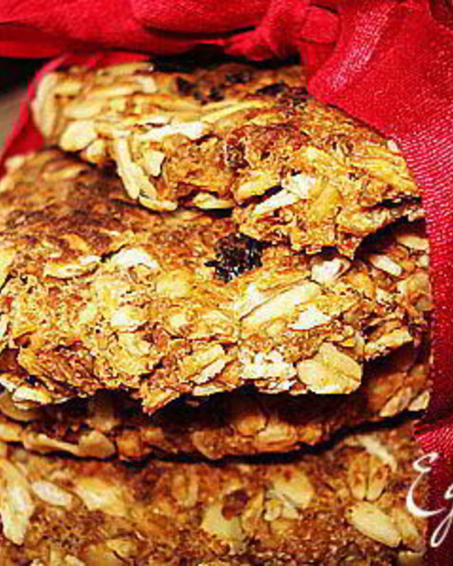 Рецепт овсяных хрустящих лепешек