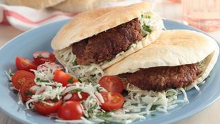 Рецепт Питы с бифштексом и салатом