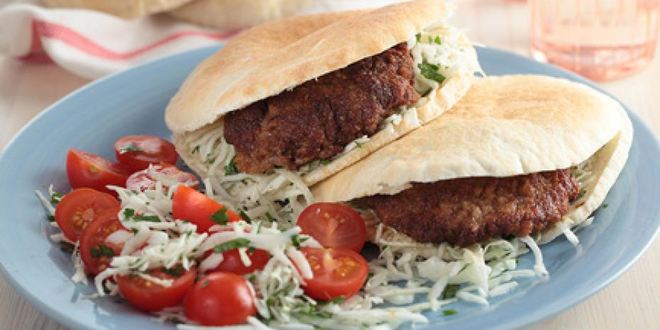 Рецепт питы с бифштексом и салатом