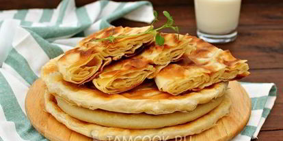 Шаг 11: слоеных лепешек ны сковороде