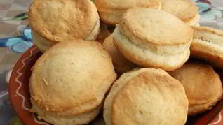 Рецепт Сметанных лепешек в духовке