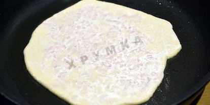 Шаг 11: сырных лепешек с ветчиной