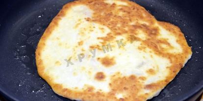 Шаг 12: сырных лепешек с ветчиной