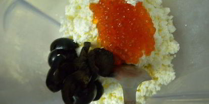 Шаг 1: творожных лепешек с творогом и икрой