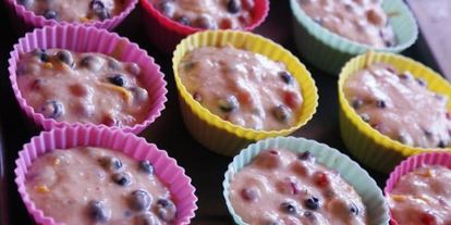 Шаг 7: апельсинова-ягодных маффинов