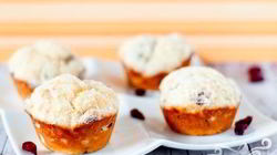 Рецепт Апельсиновых маффинов с клюквой