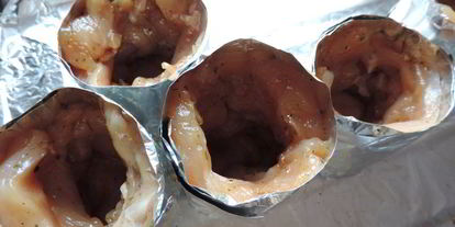 Шаг 5: куриных маффинов с гречкой и грибами