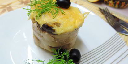 Шаг 8: куриных маффинов с гречкой и грибами