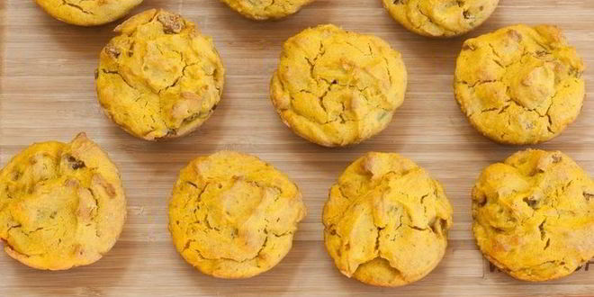 Рецепт куриных маффинов с тыквой