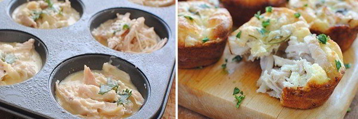 Рецепт Куриных маффинов