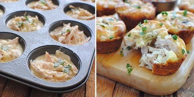 Рецепт куриных маффинов