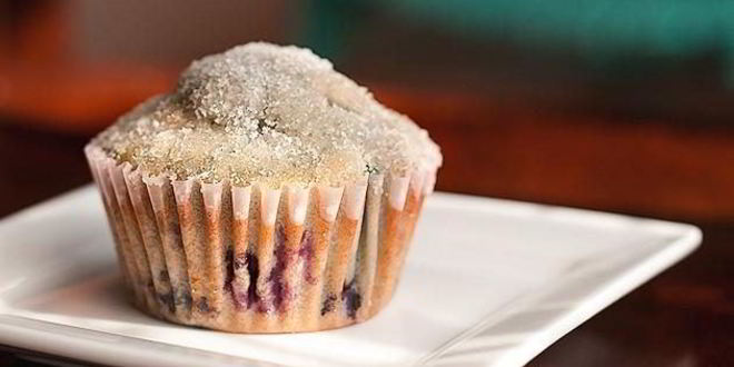 Рецепт Лимонных маффинов с черникой