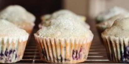 Шаг 7: лимонных маффинов с черникой