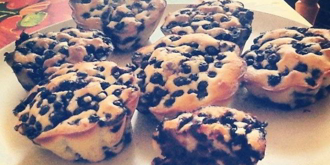 Рецепт маффинов черничных