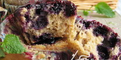 Шаг 4: маффинов из гречневой муки с черничной глазурью