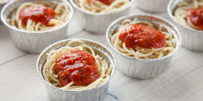 Шаг 5: маффинов из спагетти