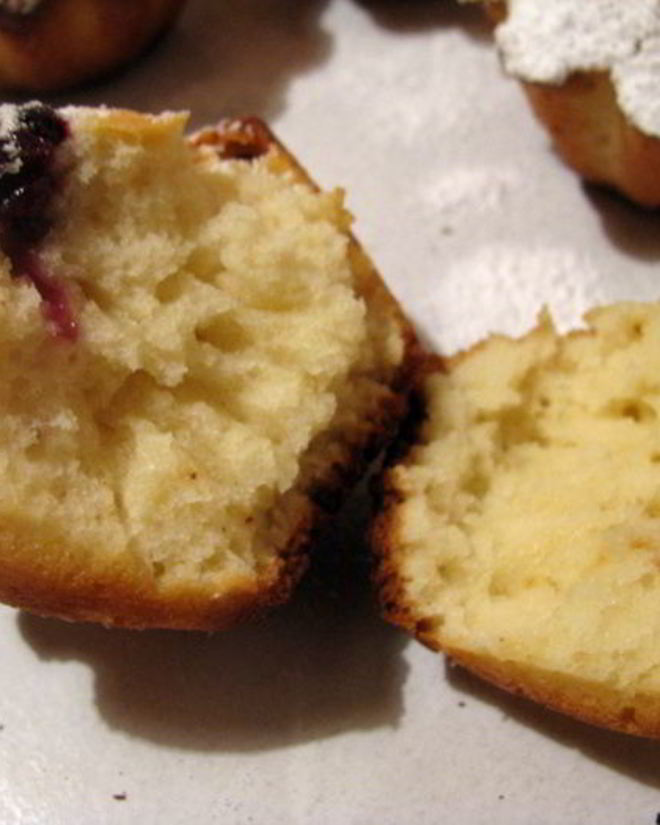 Рецепт маффинов с ежевикой