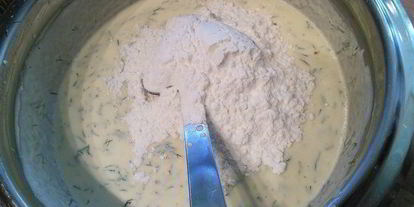 Шаг 2: маффинов с фетой и зеленью