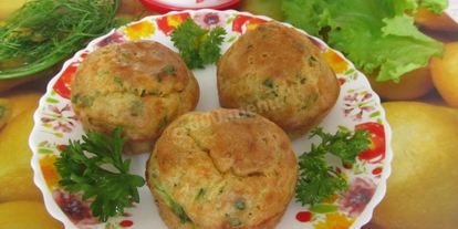 Шаг 6: маффинов с кабачком и сыром