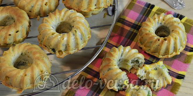 Рецепт маффинов с кукурузой и зеленью