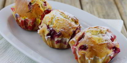 Шаг 10: маффинов с малиной