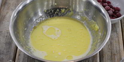 Шаг 2: маффинов с малиной